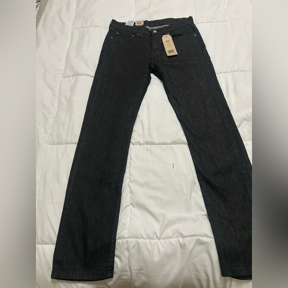 Levi's Charcoal Black 510 Denim Jeans